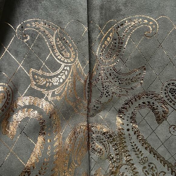 Johnny Was NWOT Lasei Faux Suede Fur Print Coat Brown Vegan XXL 2XL Boho Holiday - Picture 4 of 8